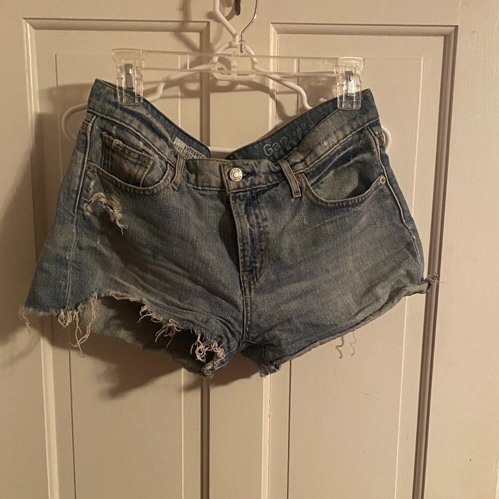 Girlfriend Denim Shorts from Gap